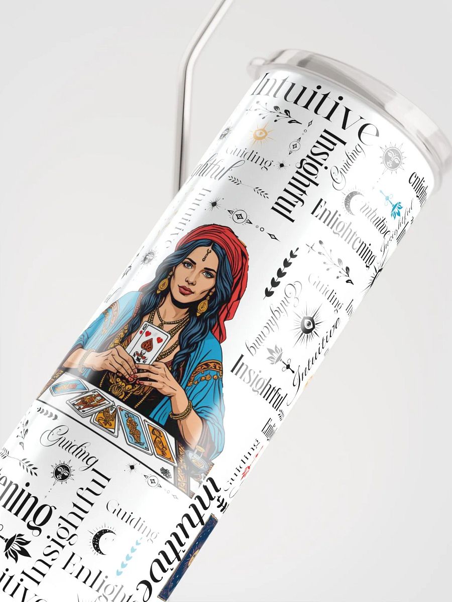 20 oz Tarot Card Reader Affirmation Word Art Tumbler product image (5)