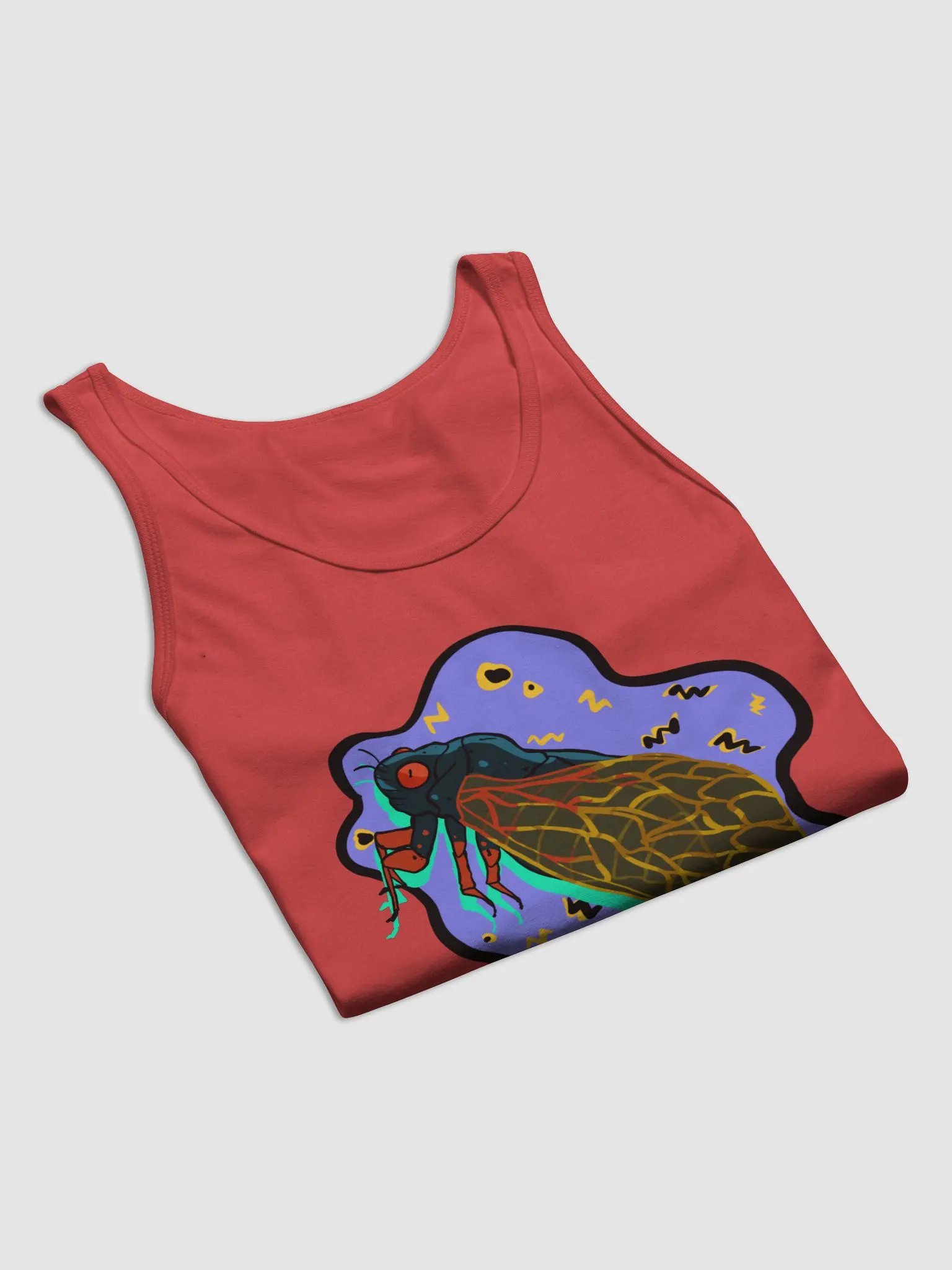 Vaporcicada jersey tank top product image (6)