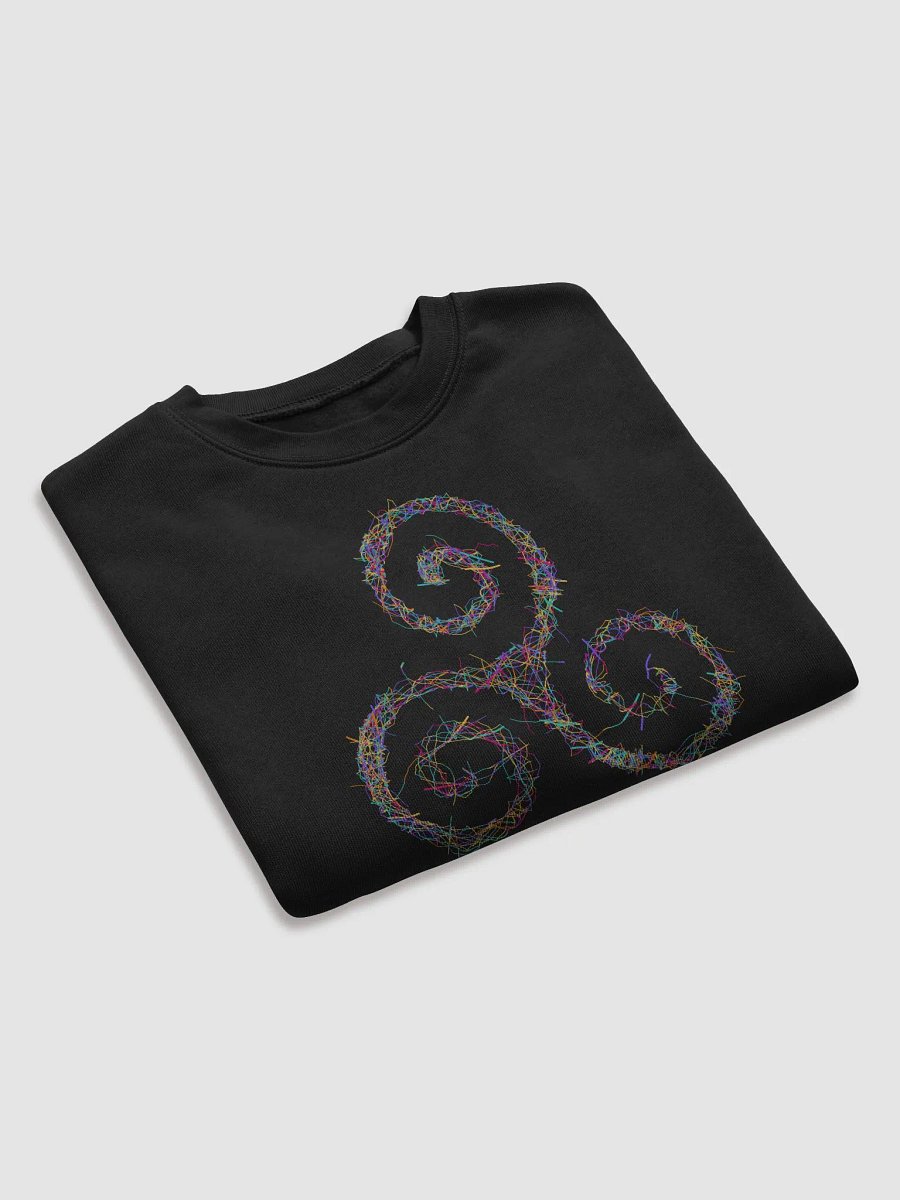 Psychedelic Triskelion Crop Sweatshirt product image (7)