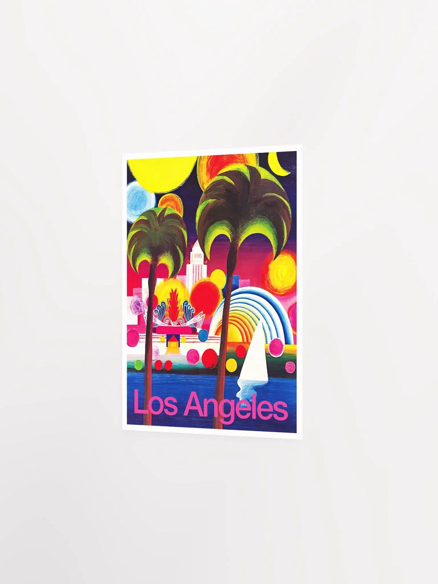 Los Angeles, USA, 1960s — retro vintage travel poster, retro travel art, retro travel wall art, LGBT art poster product image (7)