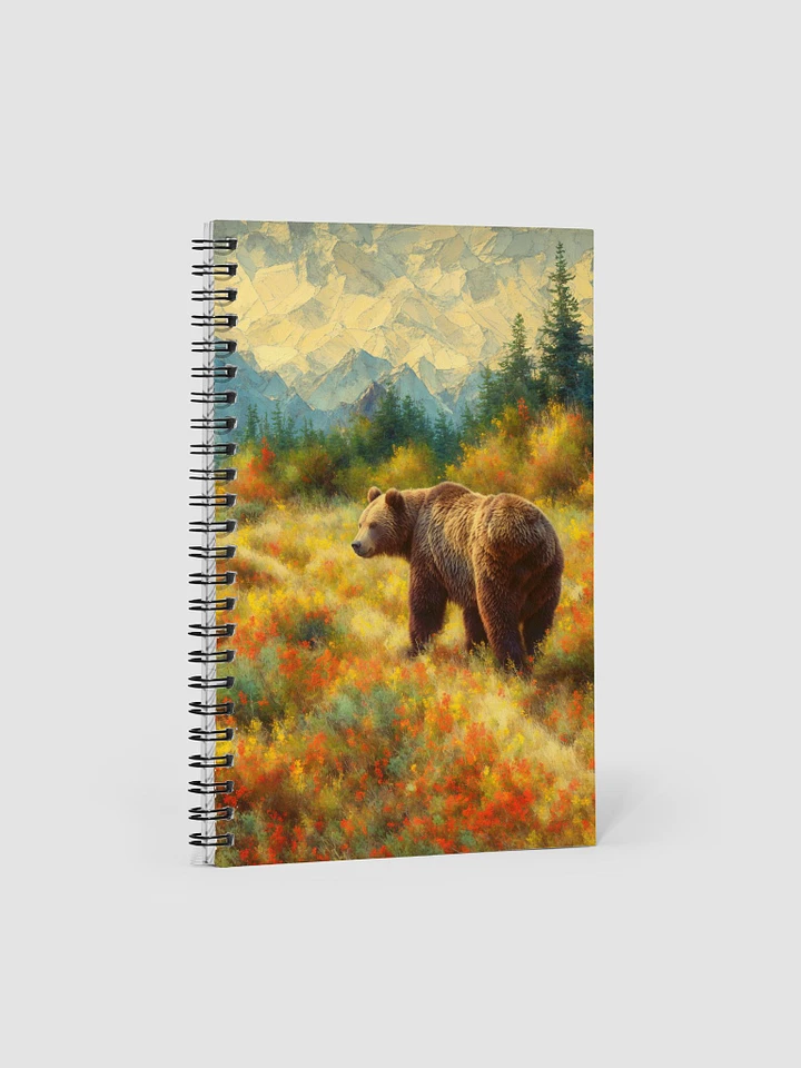 Bear on Trail, Personalize Your Thoughts with Our Spiral Notebook product image (1)