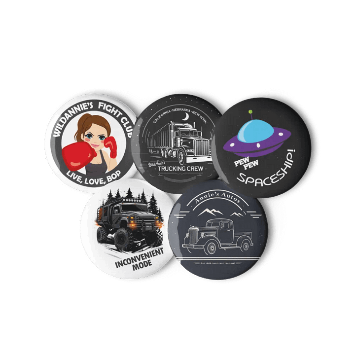 WildAnnie Pin Badge Set 1 product image (2)