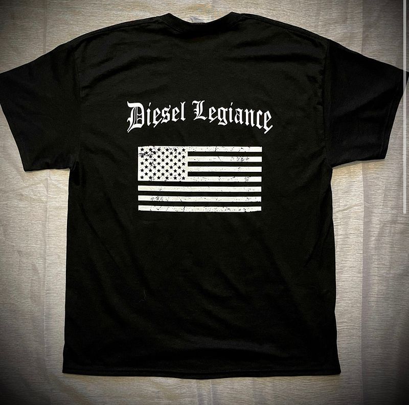 Diesel Legiance Black Tee Shirt