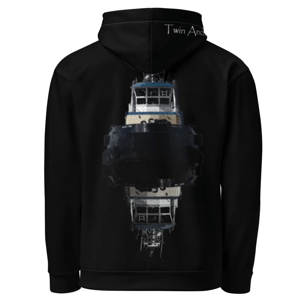 Black Pacific Titan Reflection Hoodie product image (1)