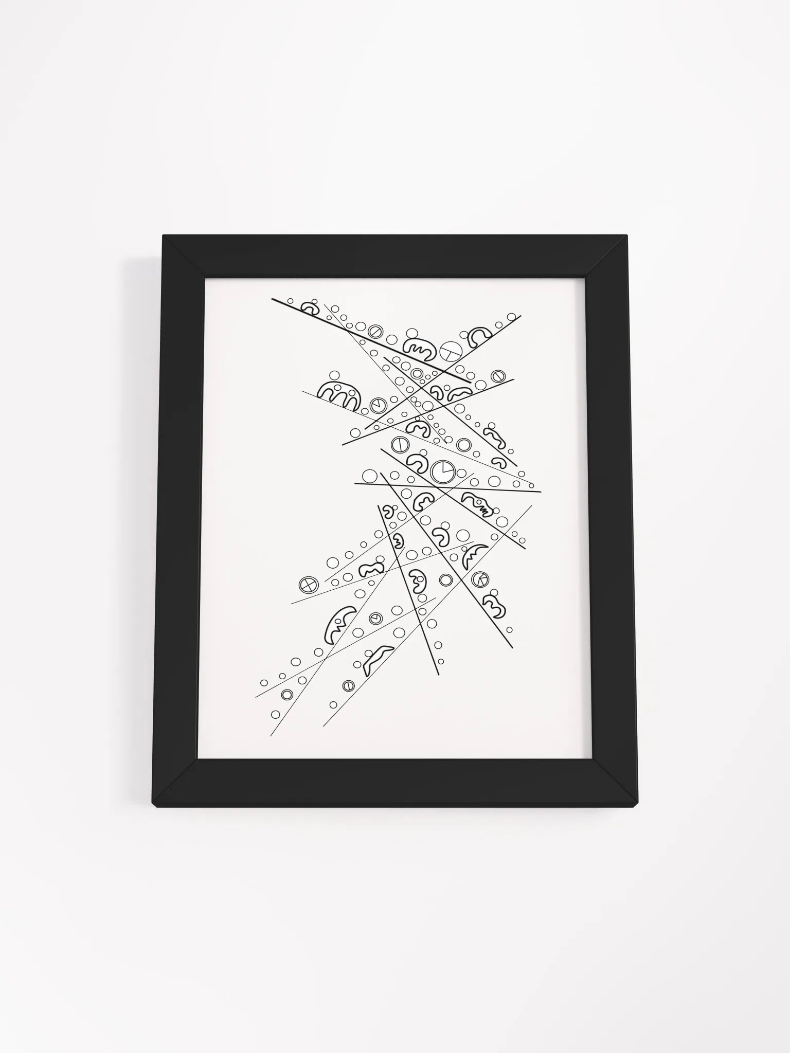 Color-Your-Own Kandinsky's Framed Poster! product image (6)