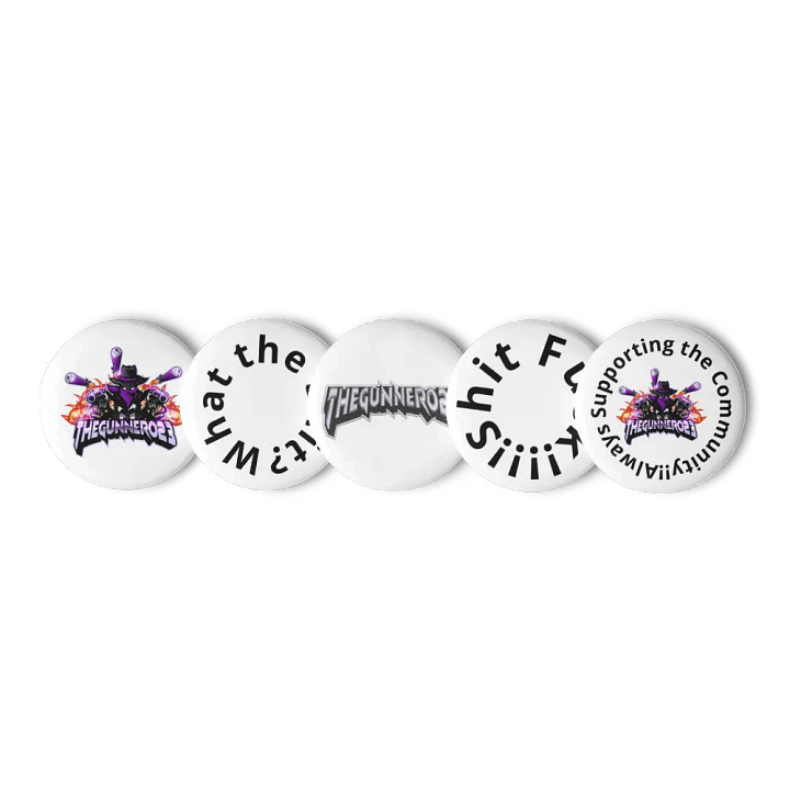 TheGunner023 Pin Button Set product image (1)