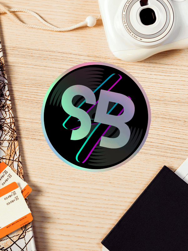 SB Record Holographic Sticker product image (1)