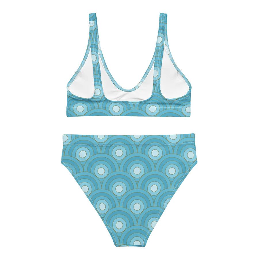 Beautiful Retro Bullseye Pattern High Waisted Bikini product image (2)