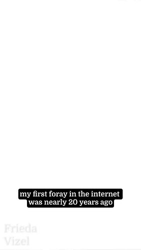 I’ve been on the internet nearly 20 years. What a wild ride, and a front row seat to some really fascinating developments! Wh...