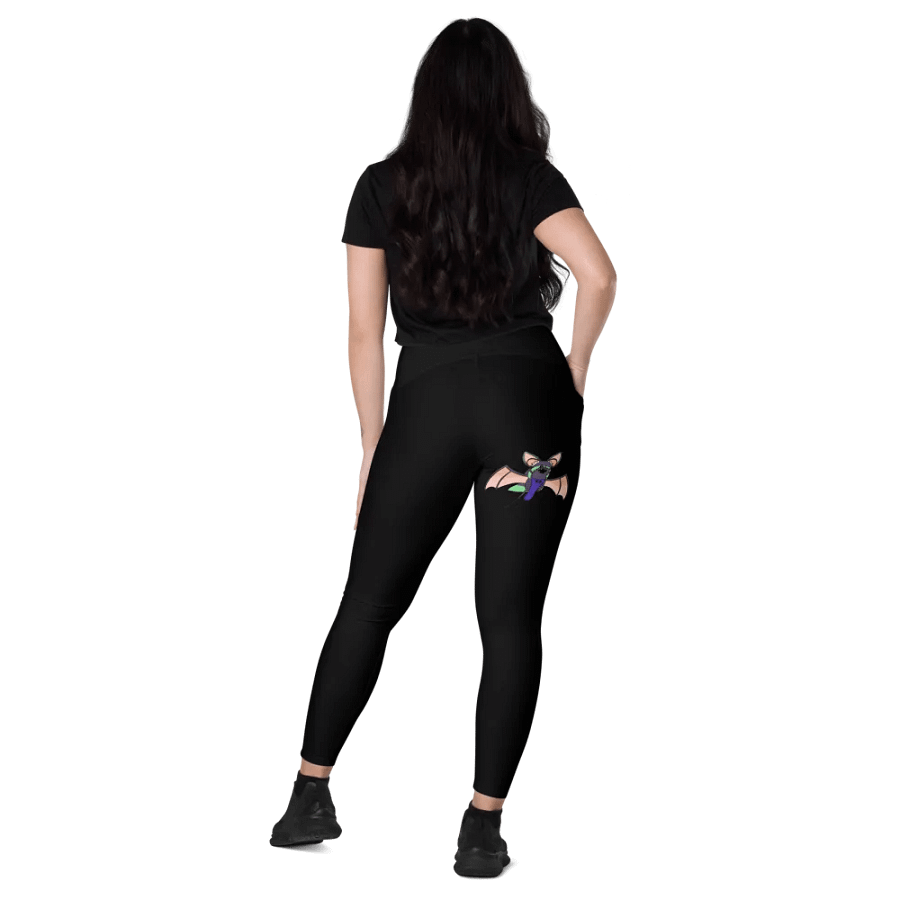 Yoga pants with POCKETS in black! product image (12)