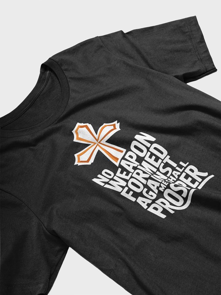 No Weapon Formed Against Me Shall Prosper – Isaiah 54:17 Bible Verse Bella+Canvas Supersoft T-Shirt product image (1)