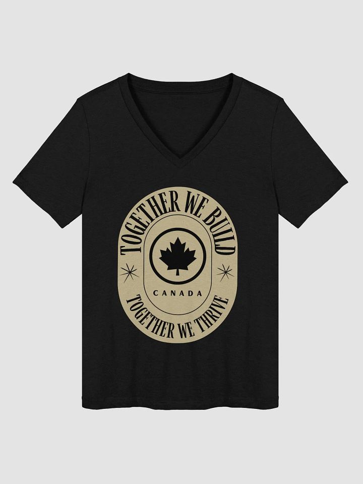 Maple Leaf Emblem Canada V-Neck Tee product image (14)