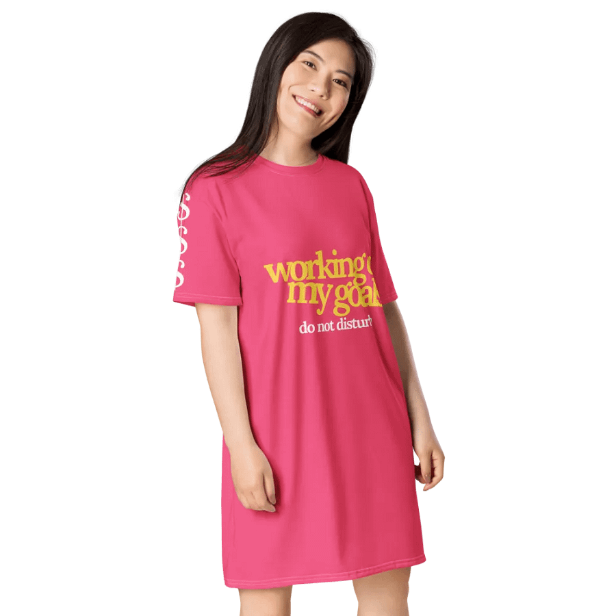Working On My Goals Shirt Dress product image (4)