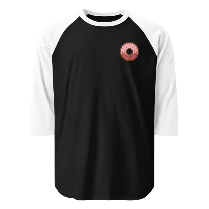 Pixelated Donut Delight Raglan Tee product image (1)