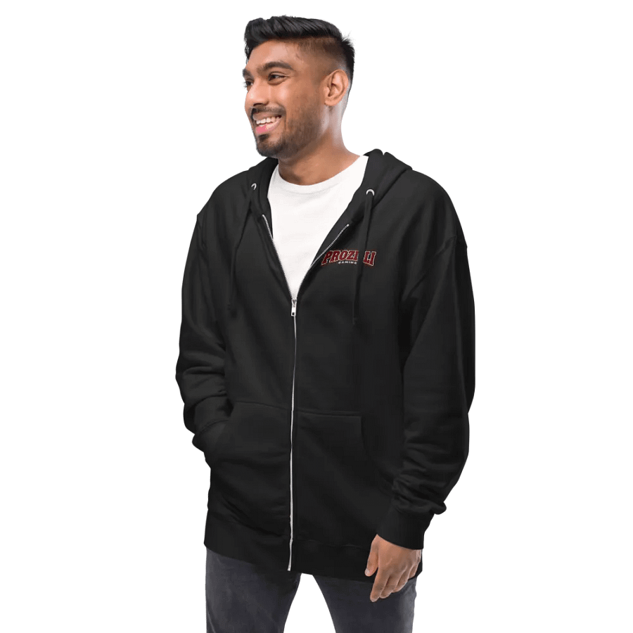 Prozilli Gaming Fleece Zip-Up Hoodie – Community Gaming Apparel product image (9)