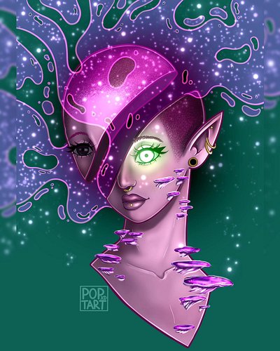 Streamink Day 9: spores 🍄 prompt by @elsiart_ 💗

This piece includes the prompts unhinged and spores ✨️

Can't wait for more ...