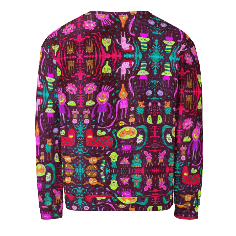 Abstract Darker Doodle Creatures Unisex Sweatshirt product image (2)