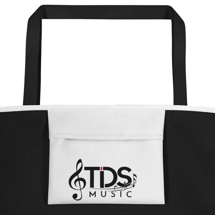 TDS Music Vibrant Expressions White Large Tote Bag product image (2)