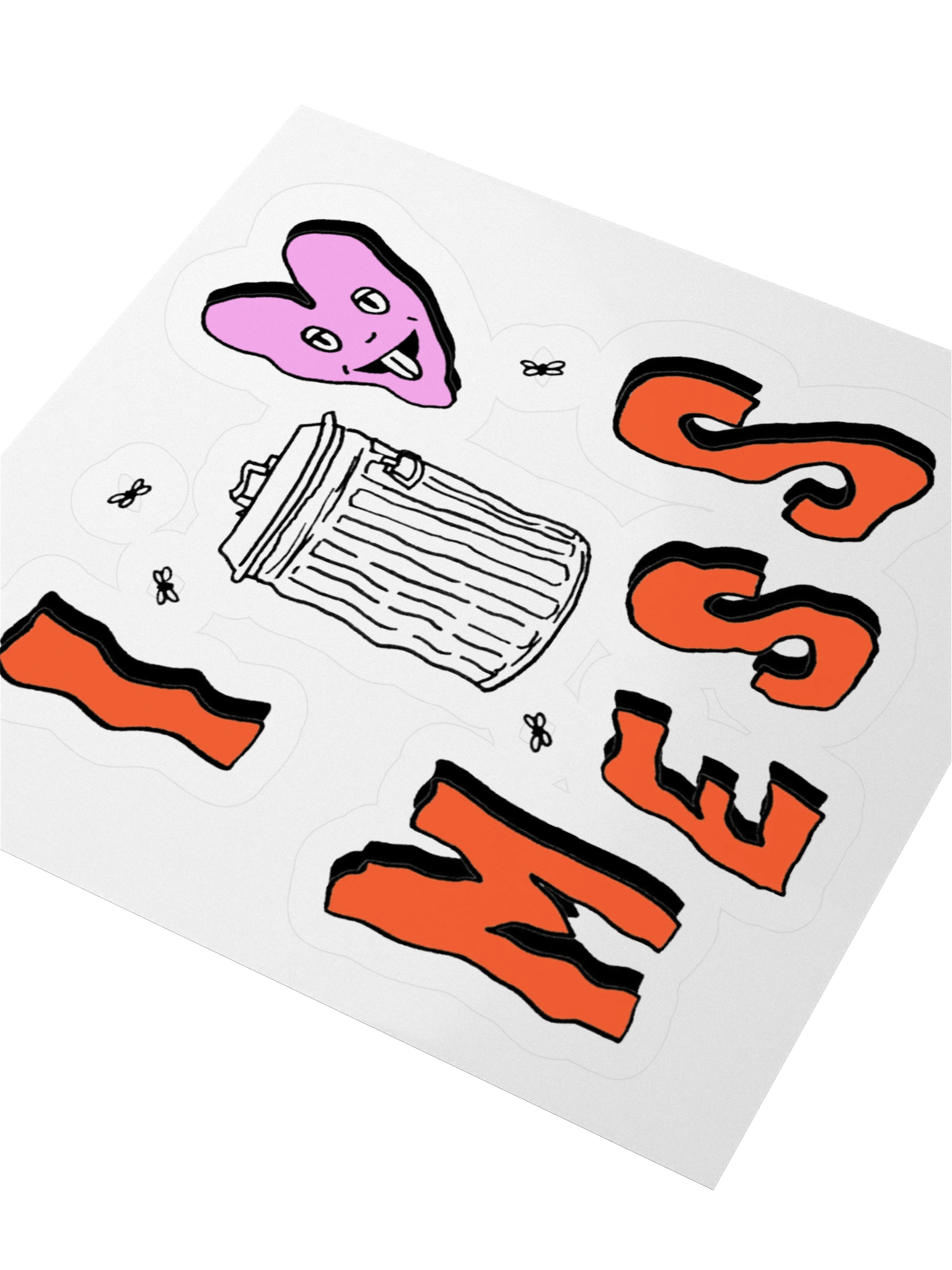 I Heart Mess Sticker product image (3)