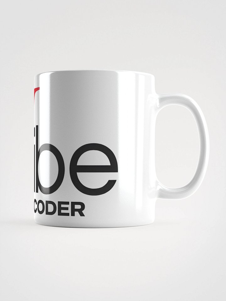 Vibe Coder White Glossy Mug product image (2)