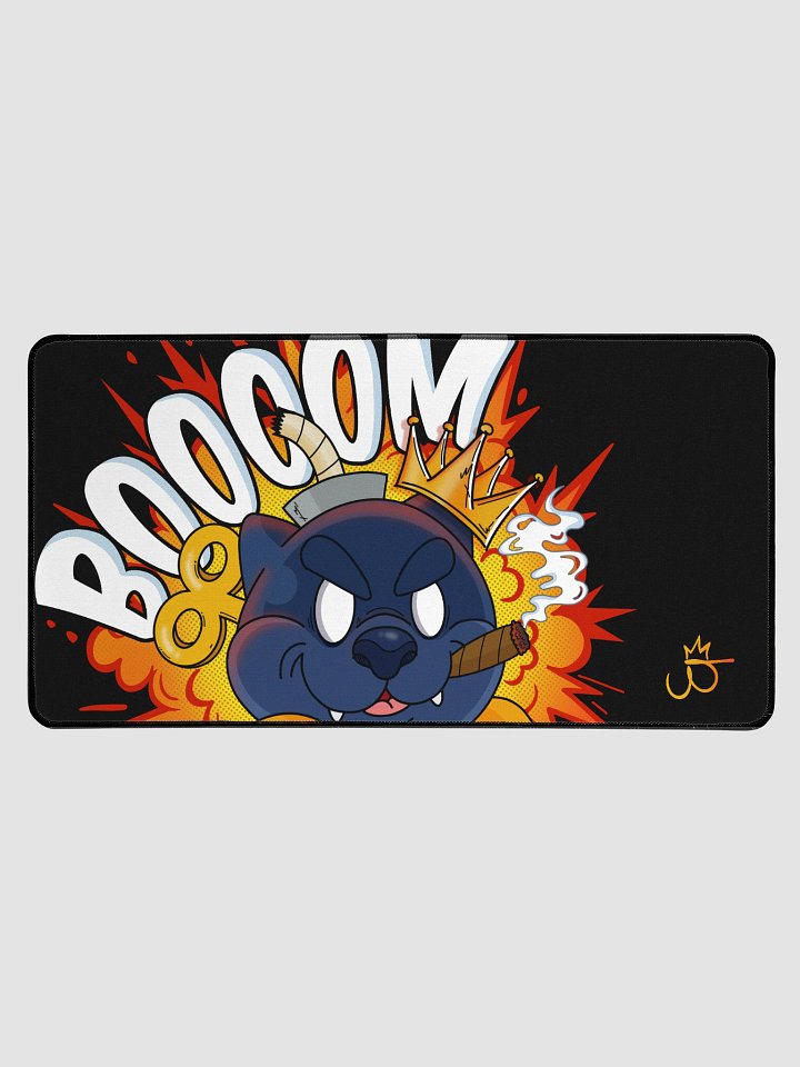 The BOOOOM Dog Desk Mat || 15.5 x 31.5 product image (1)