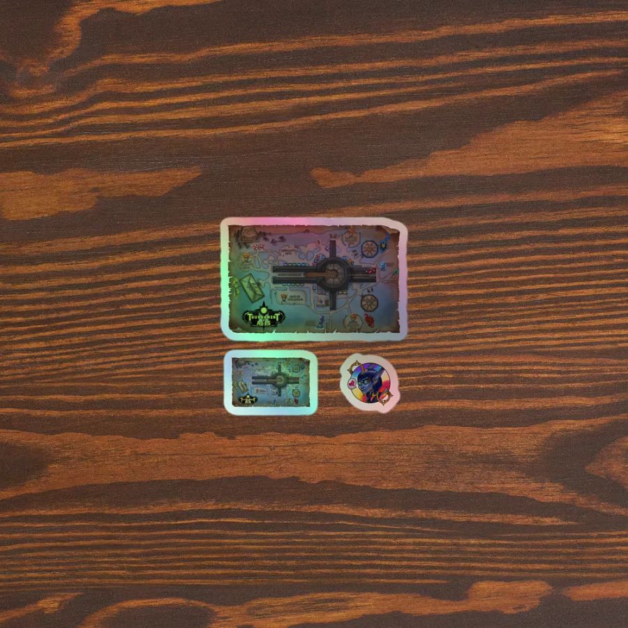 Tournament of Ages - Fairegrounds Map - Holo Sticker Sheet product image (3)