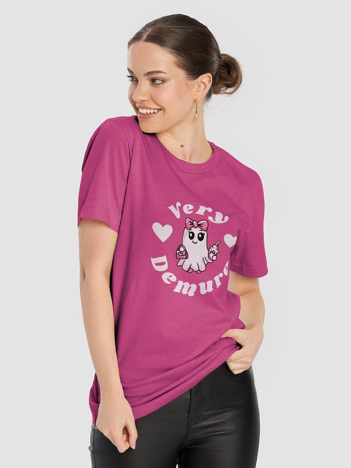 Very Demure Cute Ghost Design Supersoft Classic Fit T-Shirt product image (2)
