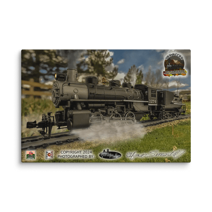 SADDLE ROCK RIDGE & COPPERLEAF CANYON RAILROAD CANVAS PRINT product image (5)
