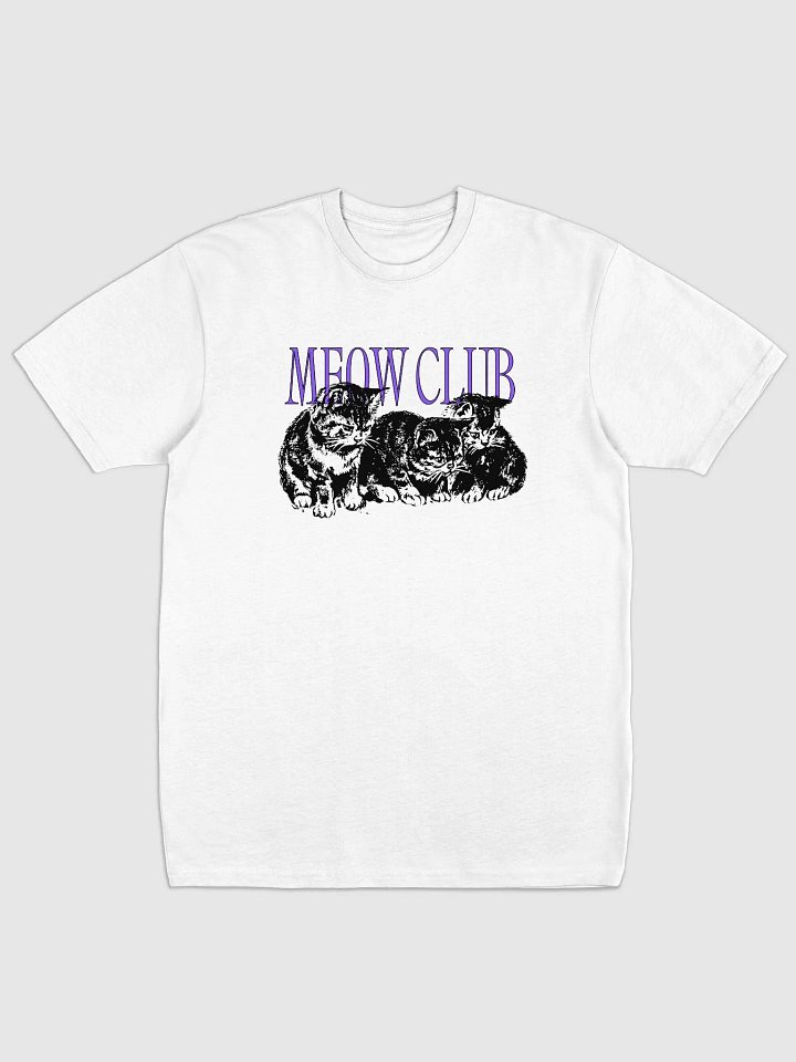 Meow Club Heavyweight T-shirt product image (1)