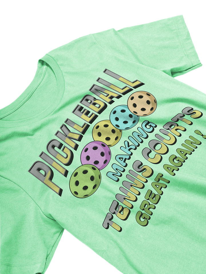 Pickleball Making Tennis Courts Great Again Revolution Tee product image (29)