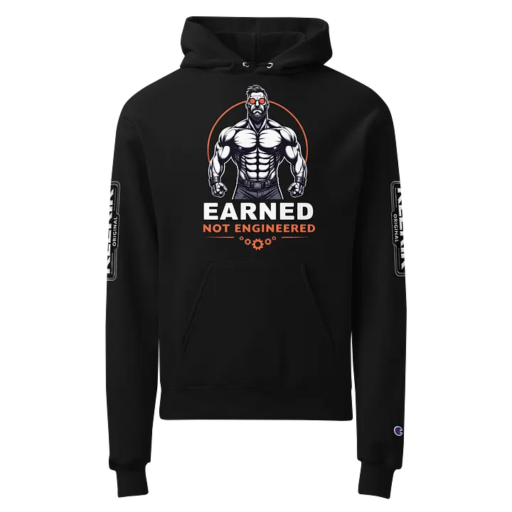 Earned Not Engineered Muscle Man Hoodie product image (1)