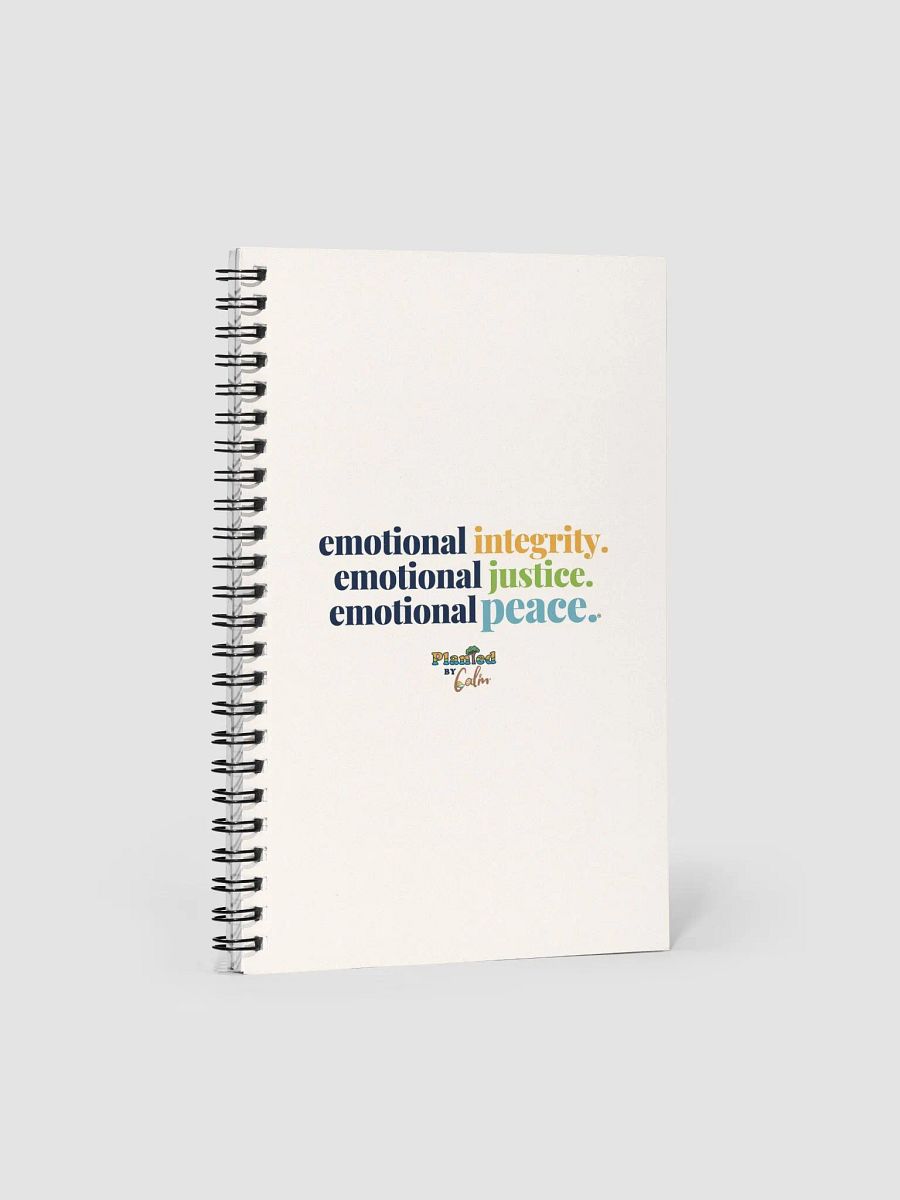Official Planted By Calm | Calm Keepers Dot Spiral Notebook (Style 1 - Sand) product image (5)