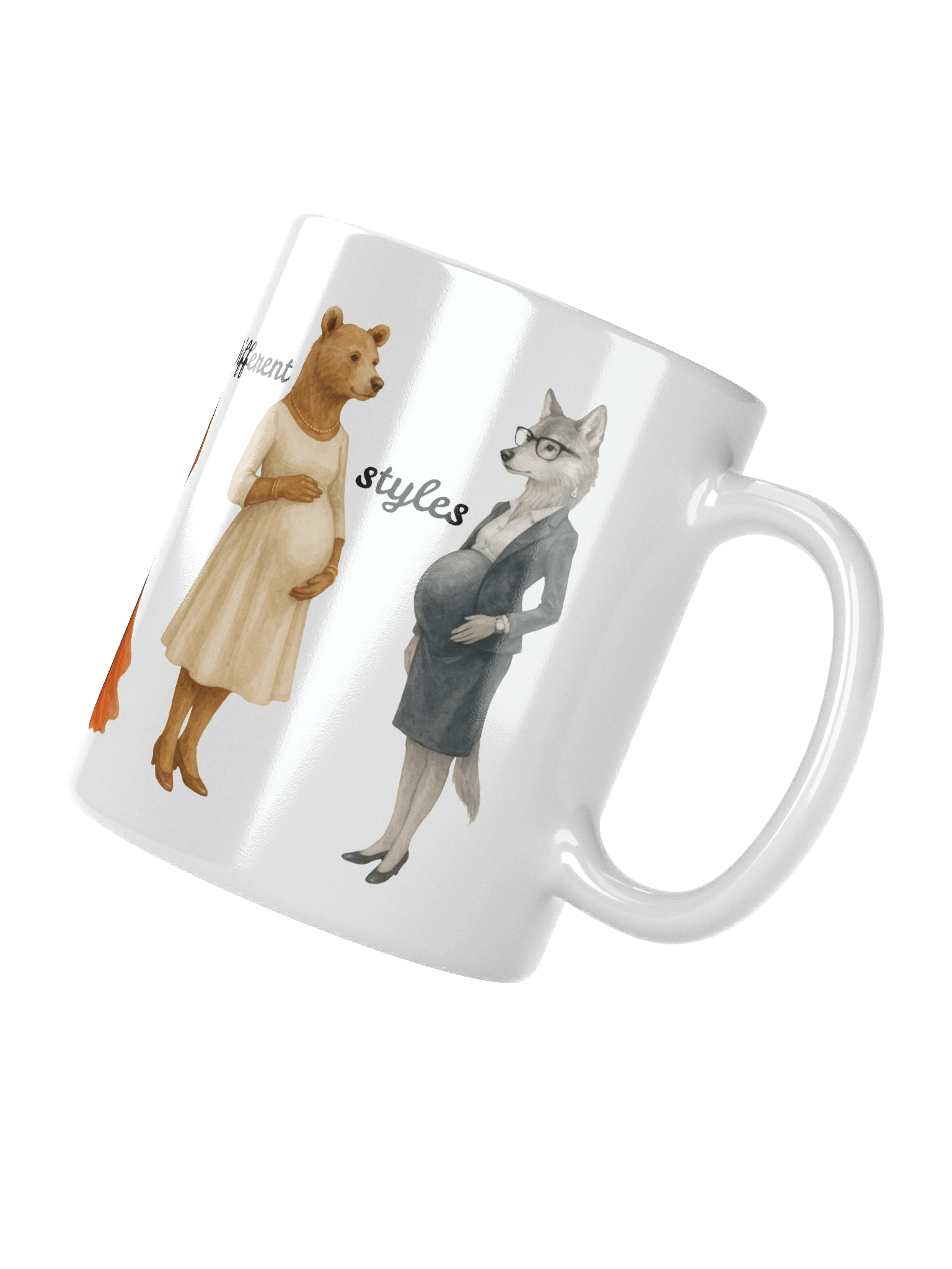 Fashionista Pregnant Mama Mug product image (4)