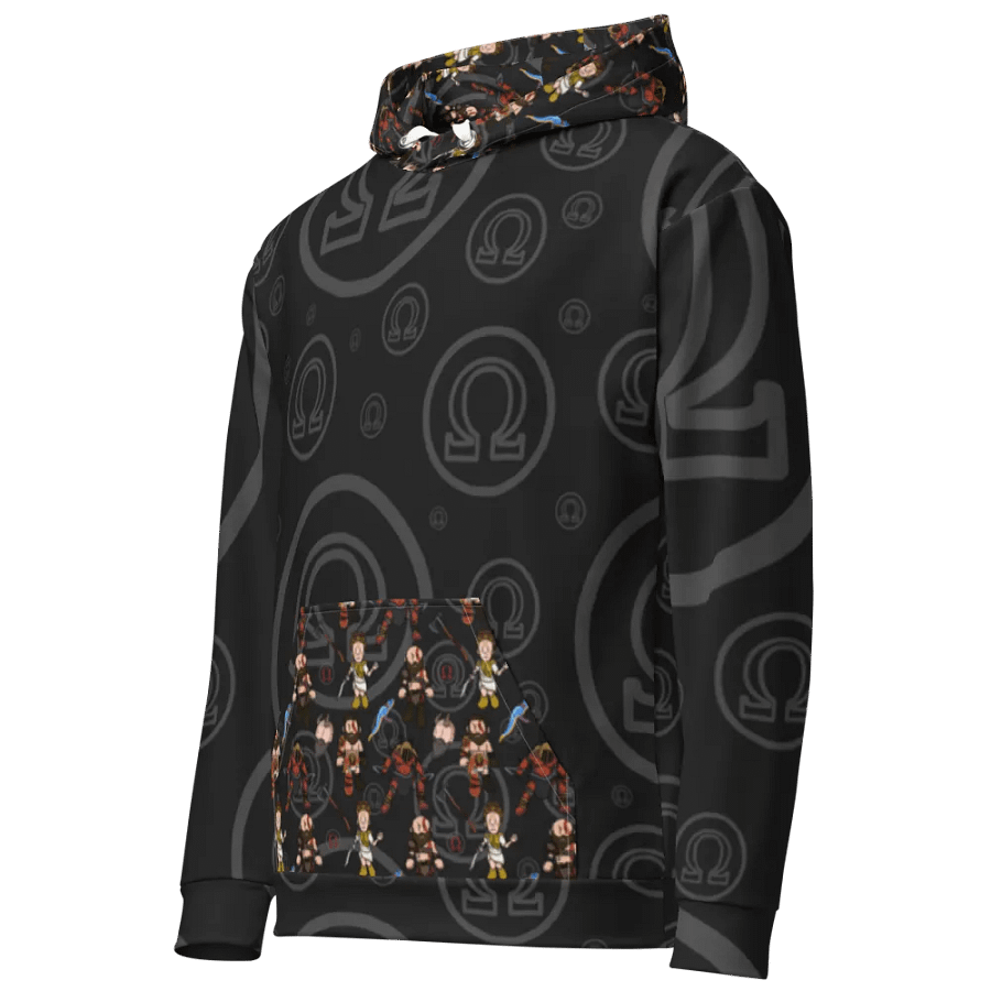 God of War Patterned Hoodie (Black) product image (3)