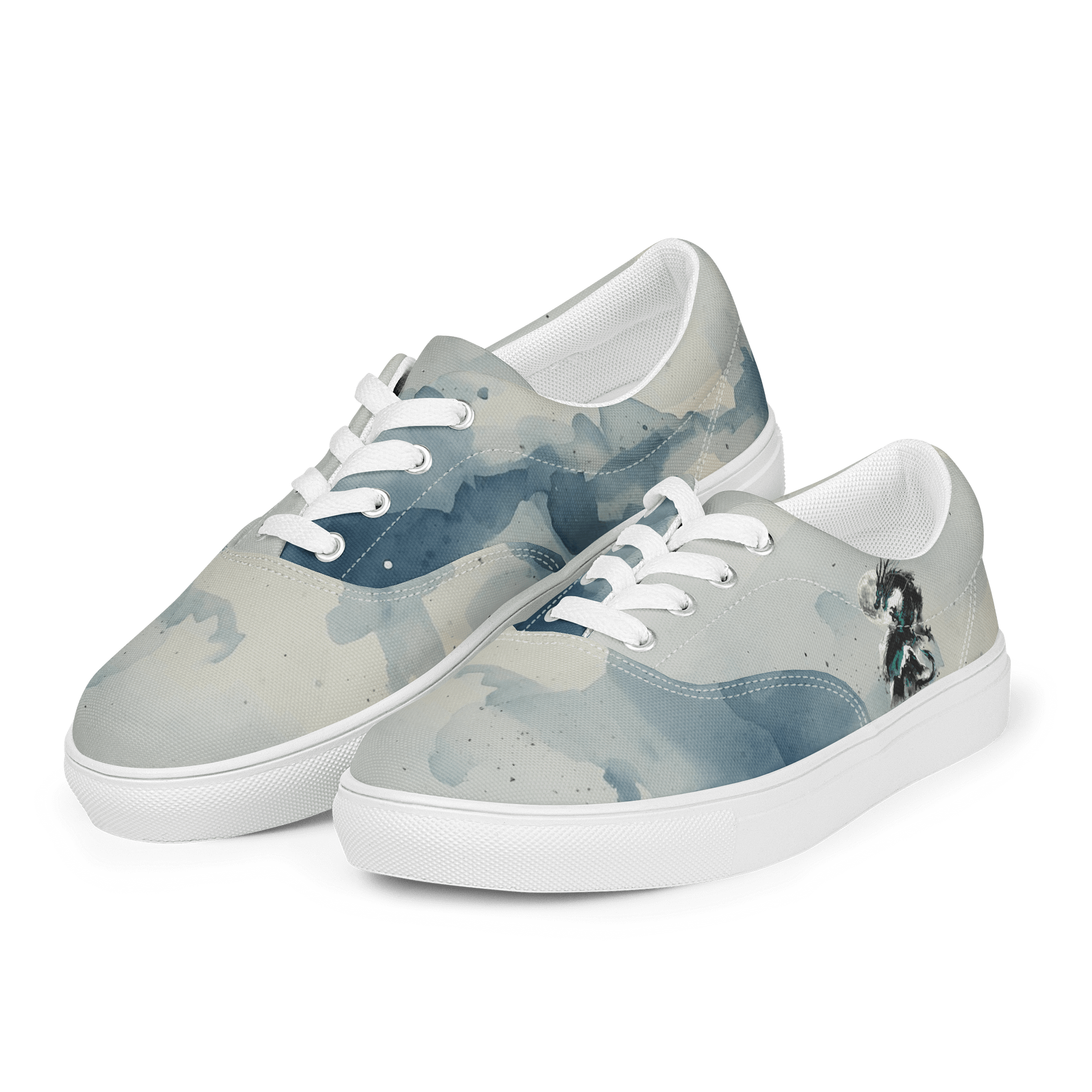 Moonlit Dragon Men's Canvas Shoes product image (1)