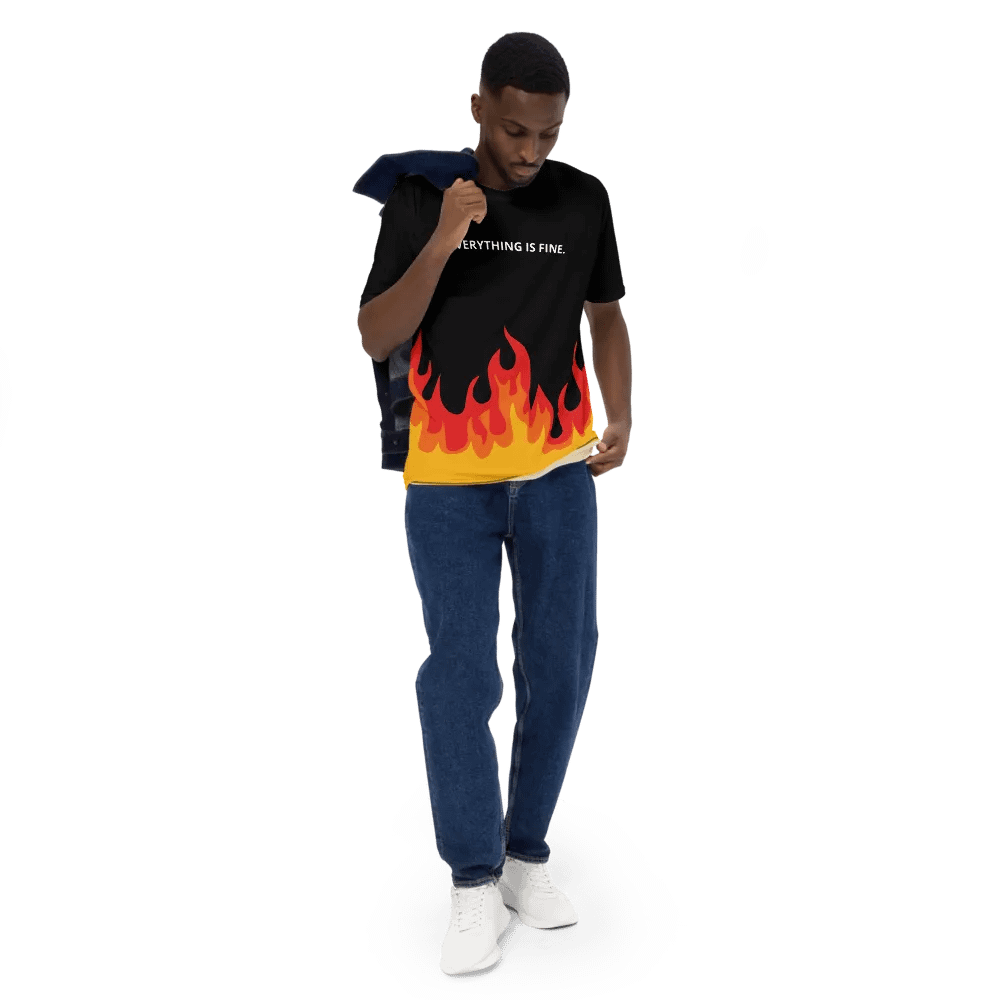Everything is FINE tshirt product image (5)