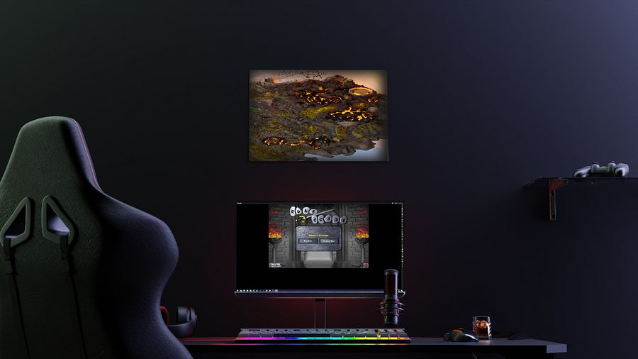 The Wilderness | Enhanced Matte 3D OSRS Poster product image (2)