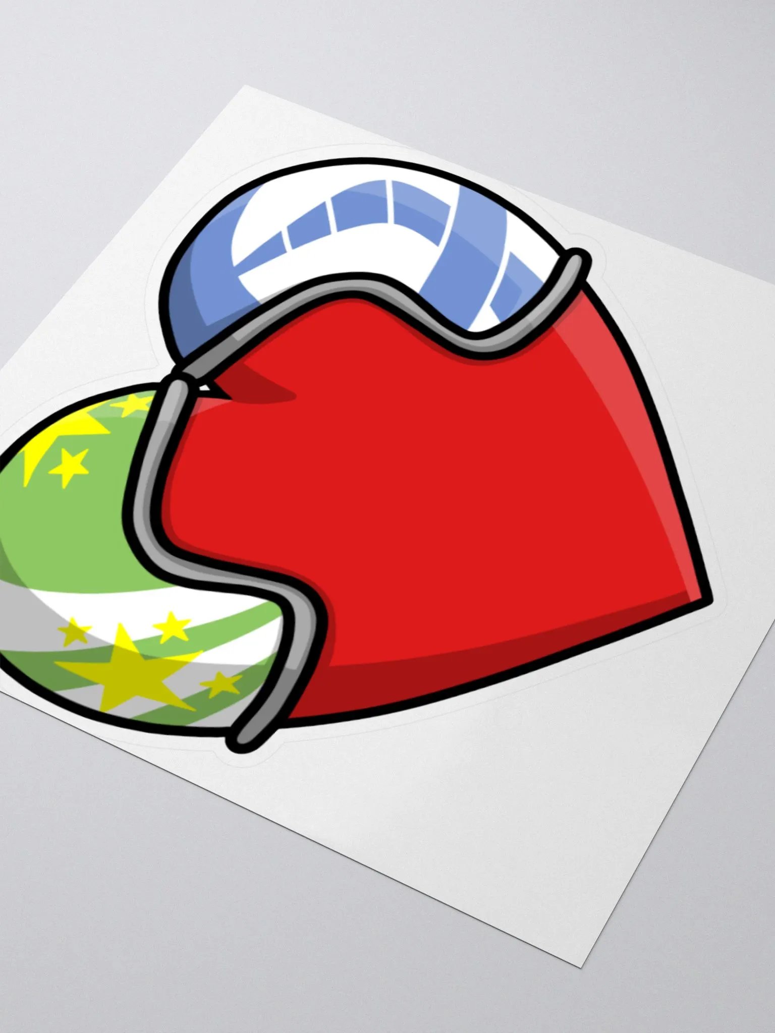 Hear Helmet Kiss-Cut Stickers product image (8)