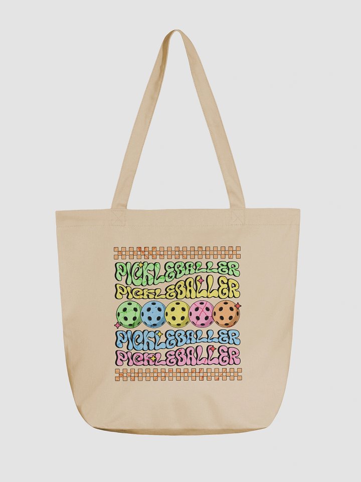 Pickleballer Eco Tote Colorful Statement Bag product image (5)