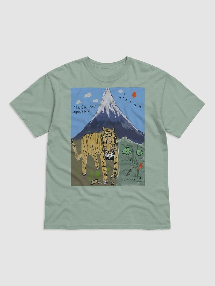 Comfort Colors Garment-Dyed Heavyweight T-Shirt: tiger and mountain product image (4)