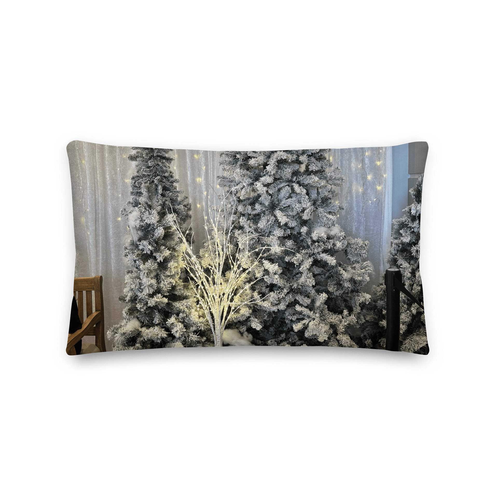 Festive Snowy Trees Premium Pillow product image (1)