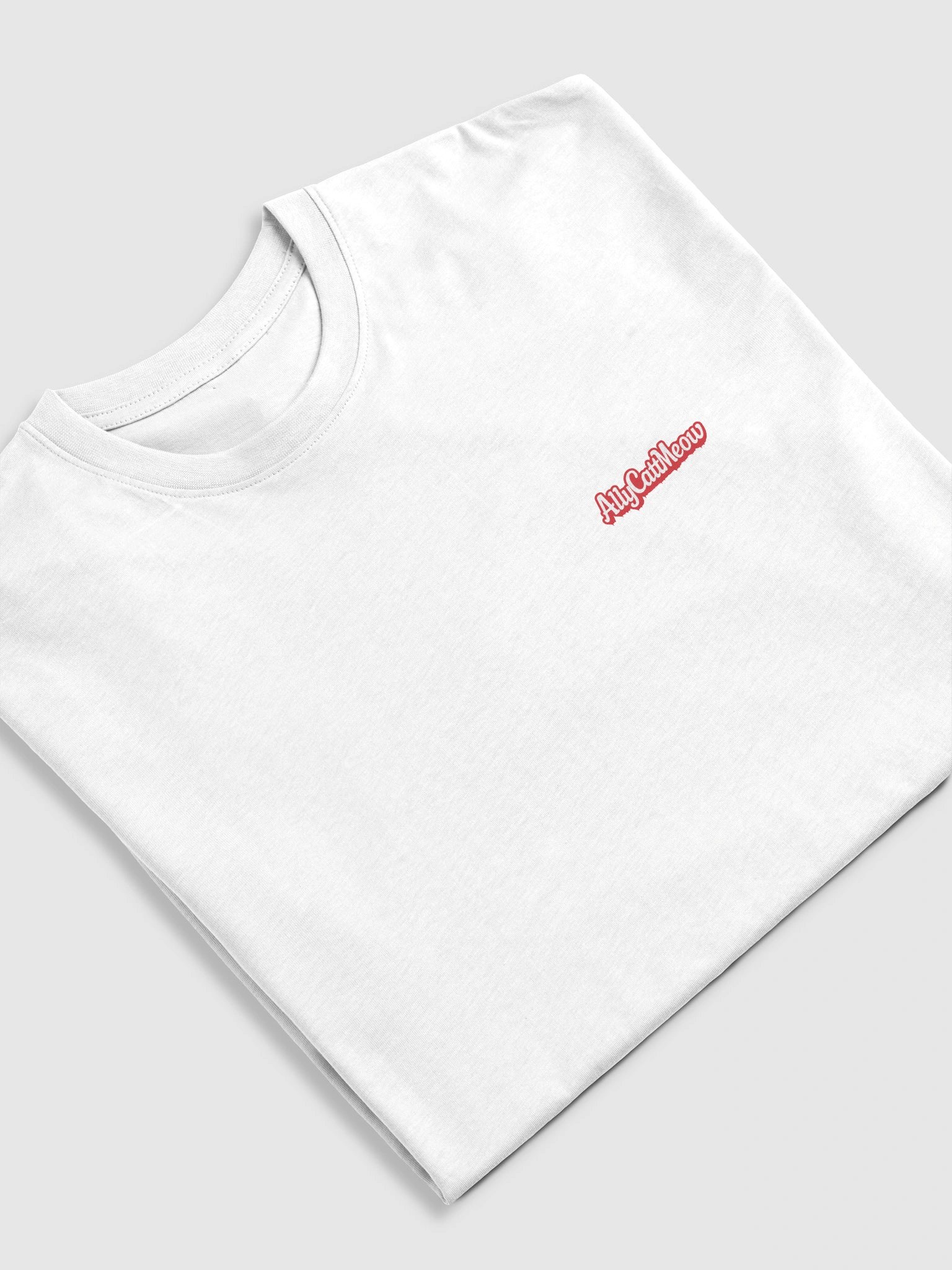 Allycattmeow red logo shirt product image (6)