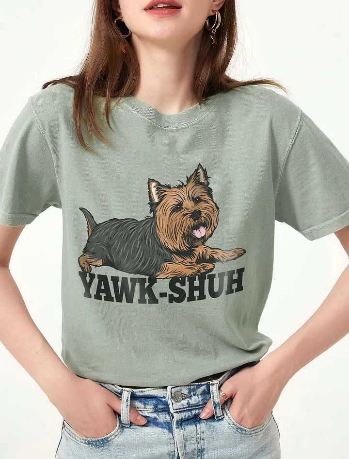 Yawk-Shuh T-Shirt of a Yorkshire Terrier | Funny T-Shirt for Yorkie Paw-rents product image (1)