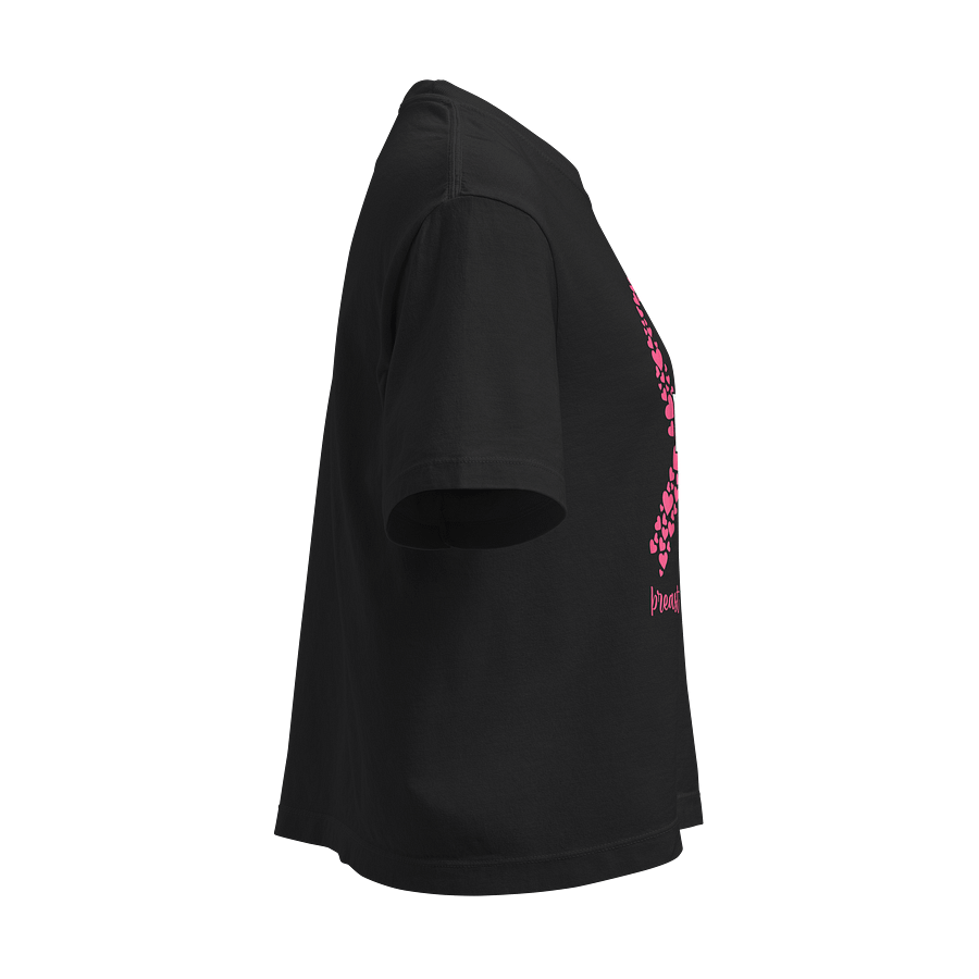 Nobody Fights Alone Boxy – Breast Cancer Awareness Heavyweight Boxy T-Shirt product image (7)