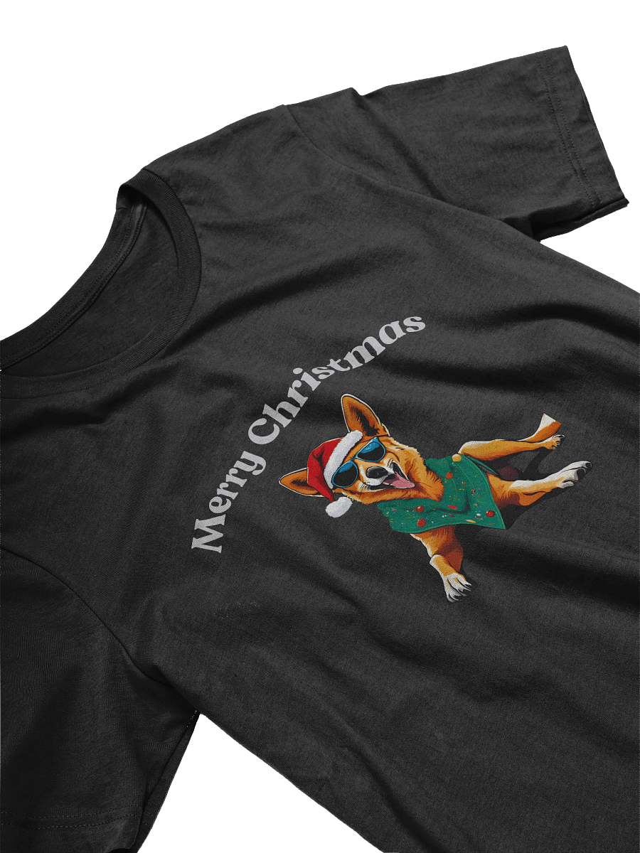 Festive Dingo Merry Christmas T-Shirt - Silver product image (3)