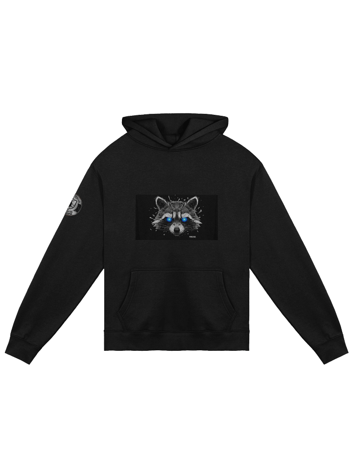 Apocalypse-Approved Raccoon Emblem Hoodie product image (1)