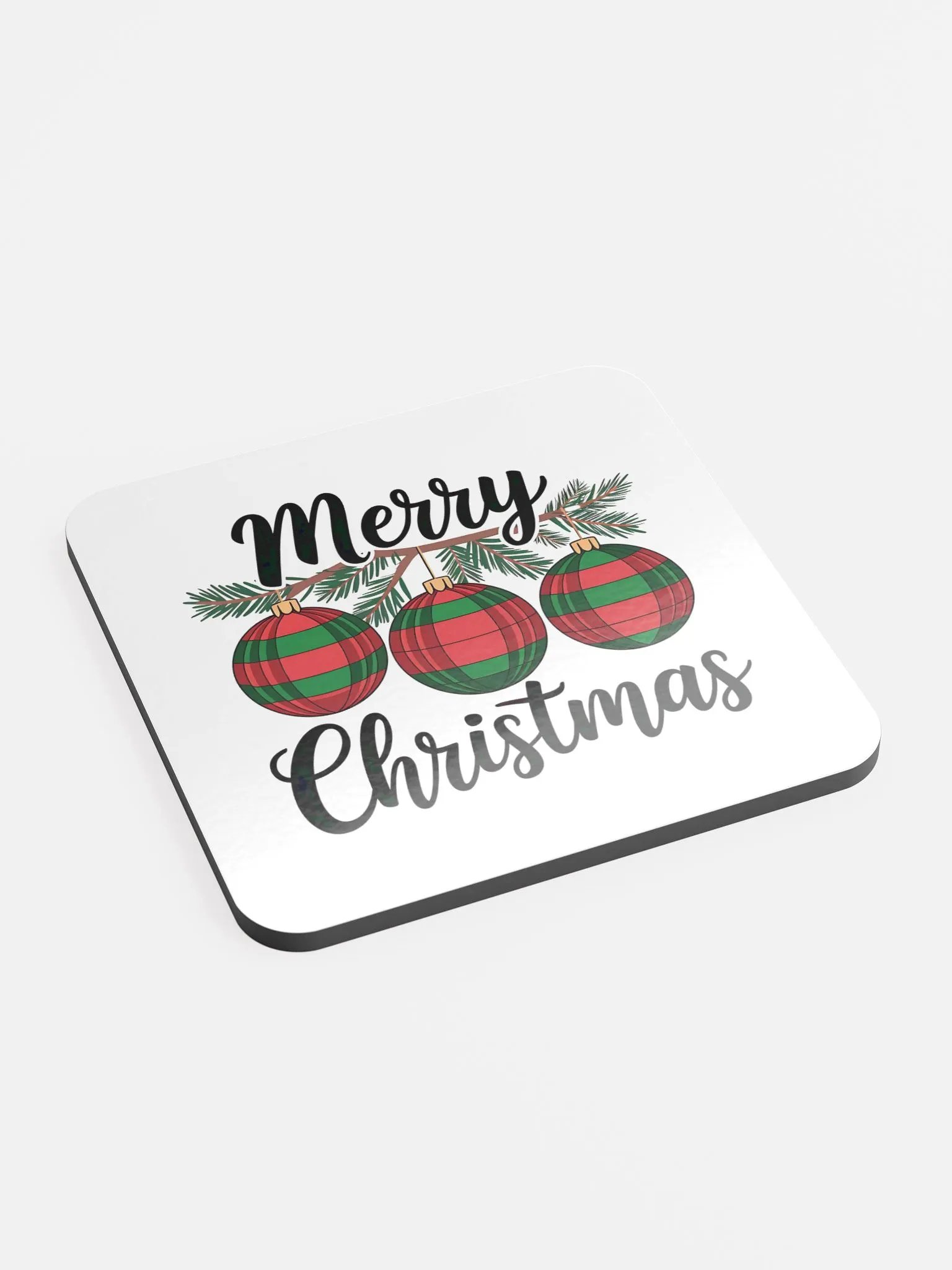 Simple Yet Expressive Merry Christmas Design Coaster Set product image (2)