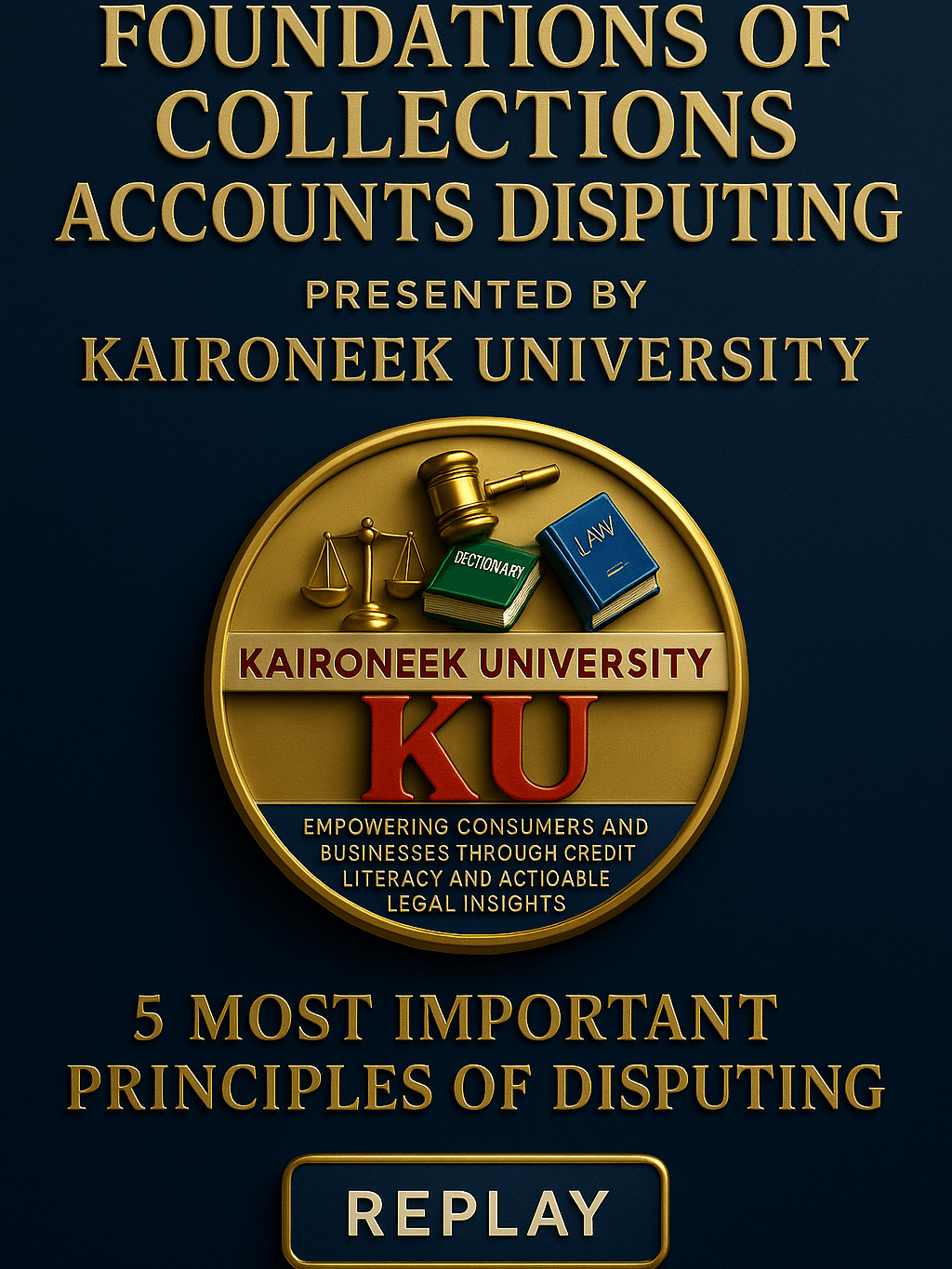 Foundations of Collections Accounts Disputing ( Replay) product image (1)