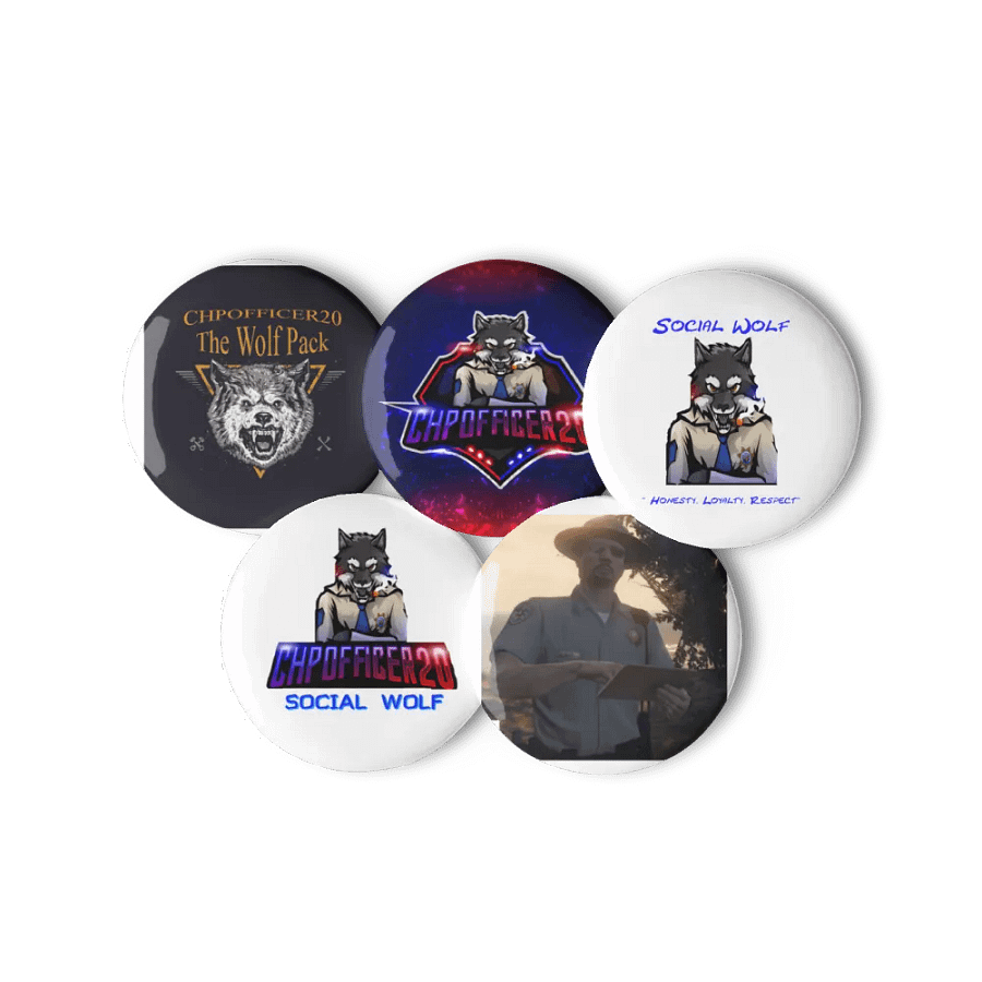 CHPOfficer20 Chic Pin Button Set product image (6)