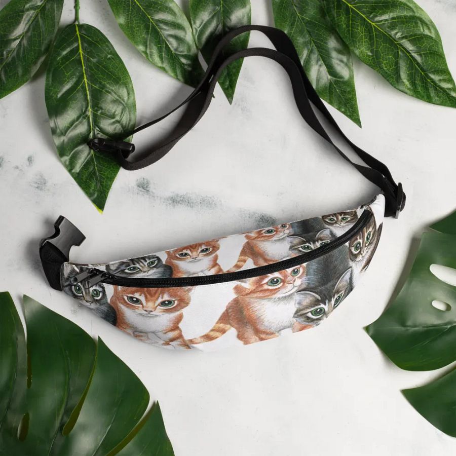 Five kittens fanny pack product image (3)